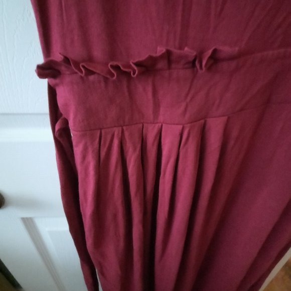 Plum Tristan Tie Back Midi Dress - Picture 4 of 8